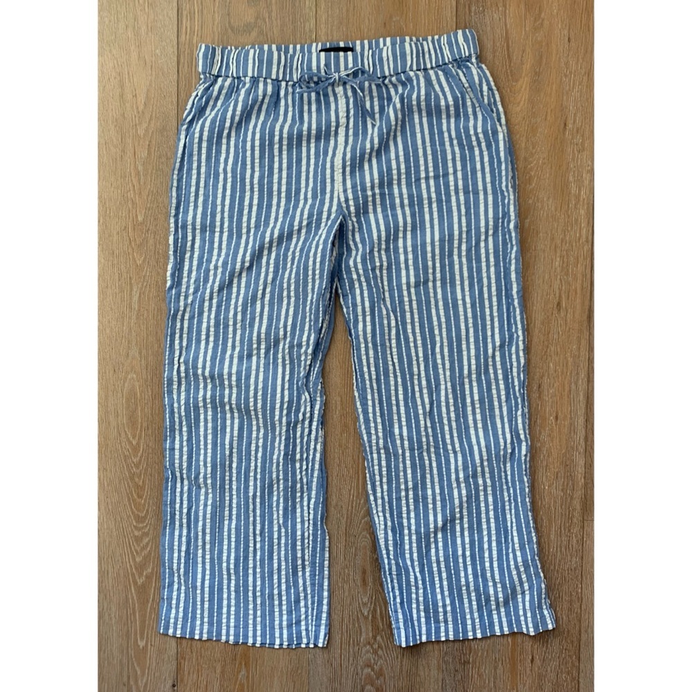 JCrew Cotton textured lounge pants